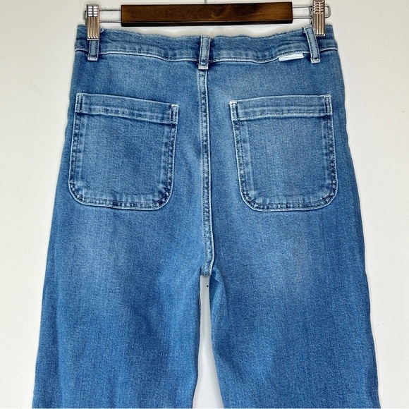 Boyish The Ricky High Rise Exposed Button Front Flare Leg Jeans Size 27 - Picture 13 of 14